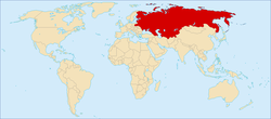 Location of Russia